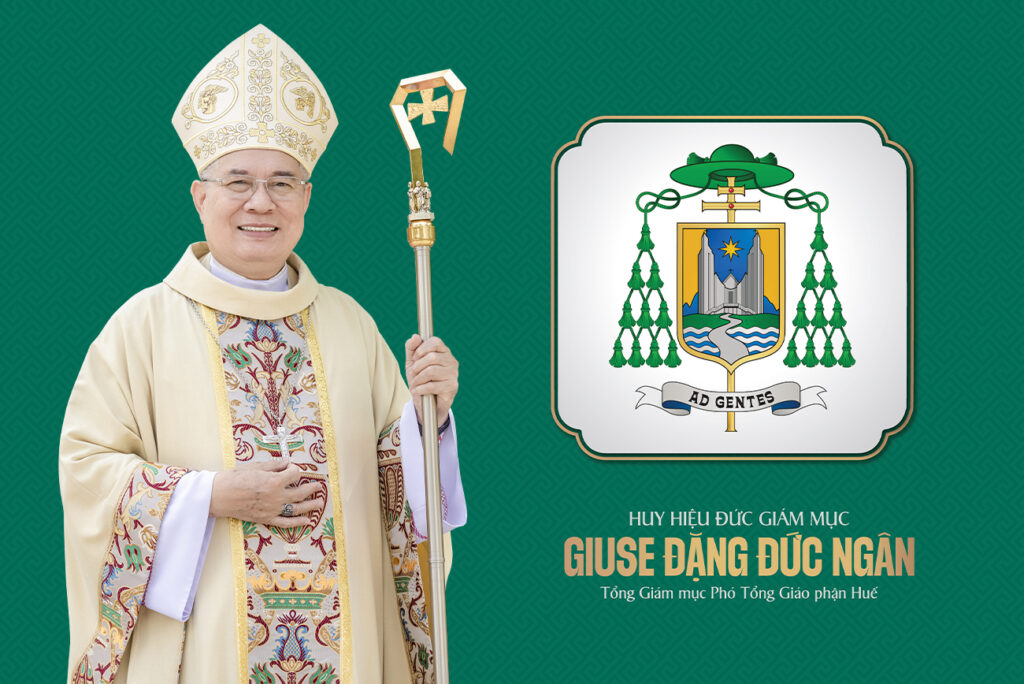 Huy Hiệu Đức Cha Giuse Đặng Đức Ngân – Tổng Giám Mục Phó Tổng Giáo Phận Huế