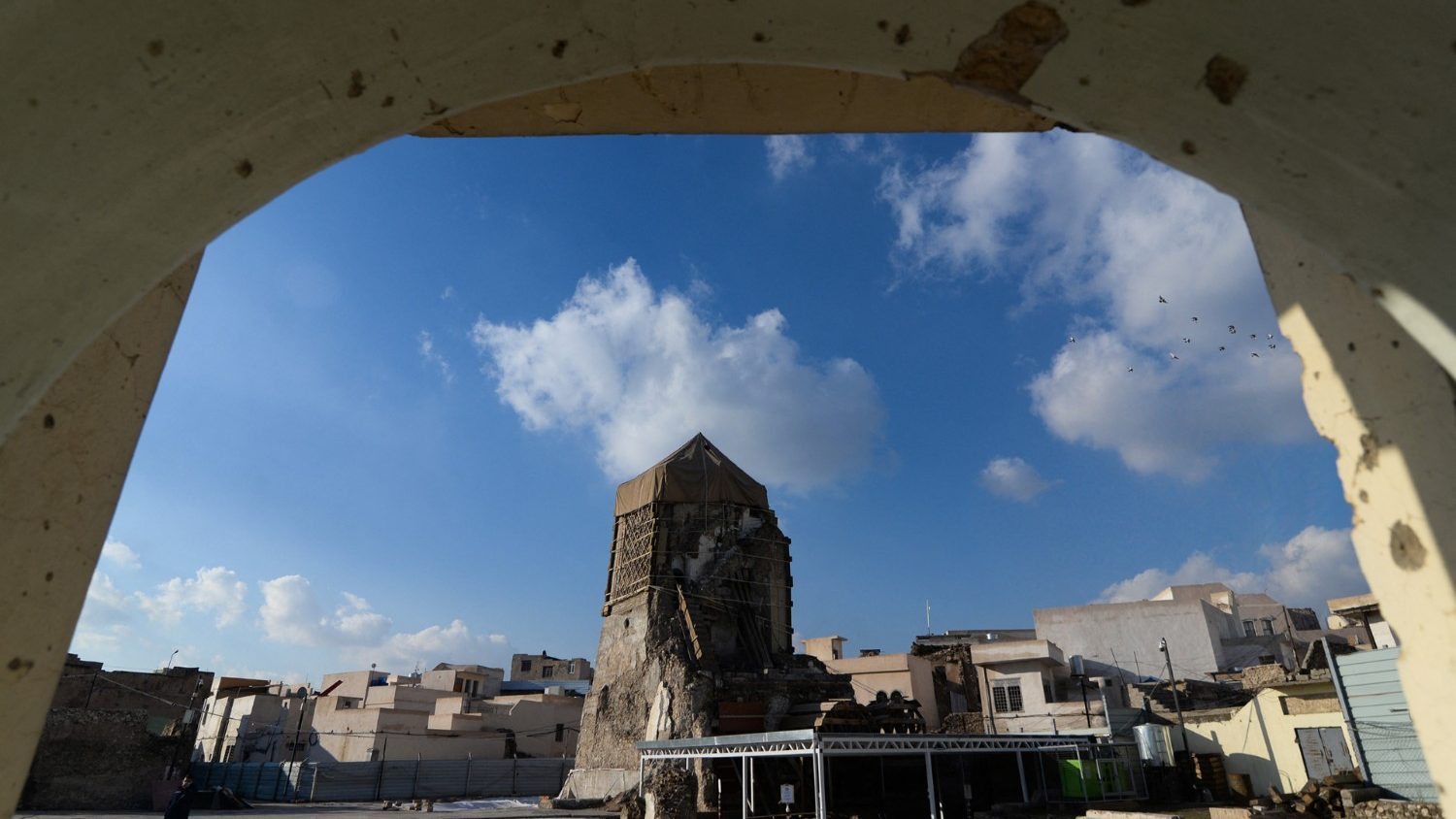 Iraq vừa phát hiện di tích có thể là của một nhà thờ cổ dưới nền đền thờ Hồi giáo al-Nuri