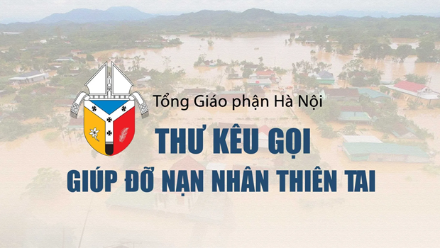 TGP. Hà Nội: Thư kêu gọi giúp đỡ nạn nhân thiên tai