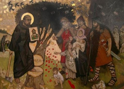 Câu chuyện truyền giáo: Thần Thor, Thánh Bônifaciô và cây thông Noel
