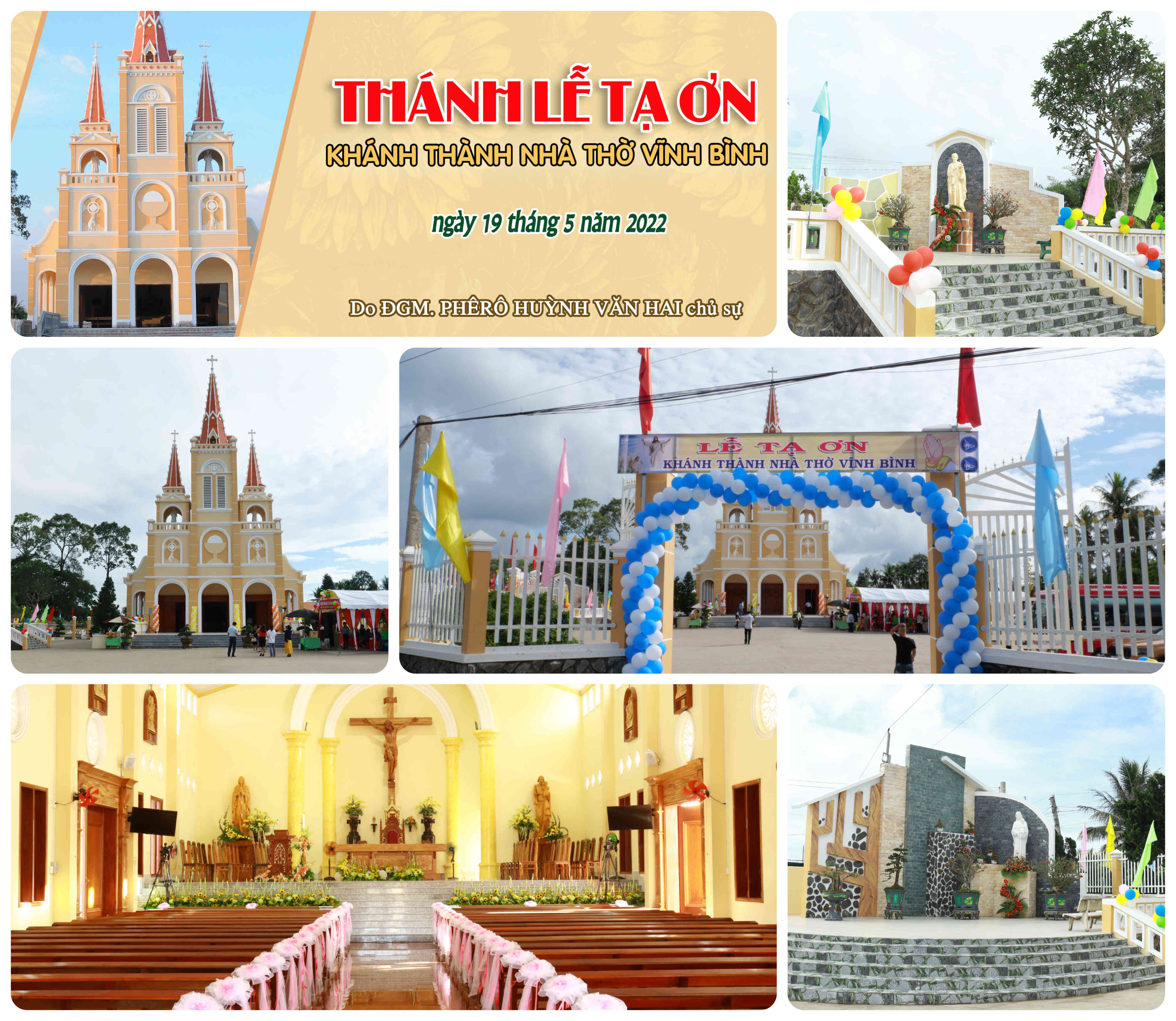 Thánh lễ Tạ ơn và Khánh thành nhà thờ Vĩnh Bình - Hạt Cái Mơn