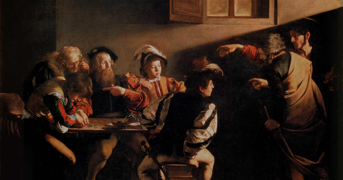 caravaggiocalling-of-matthew caravaggiocalling-of-matthew