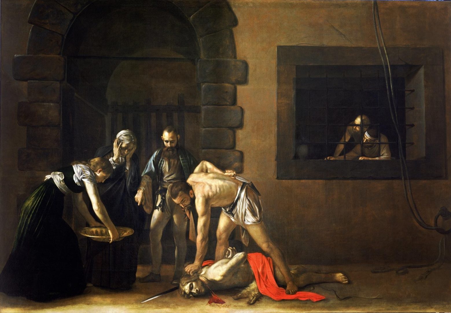 thebeheadingofsaintjohncaravaggio1608