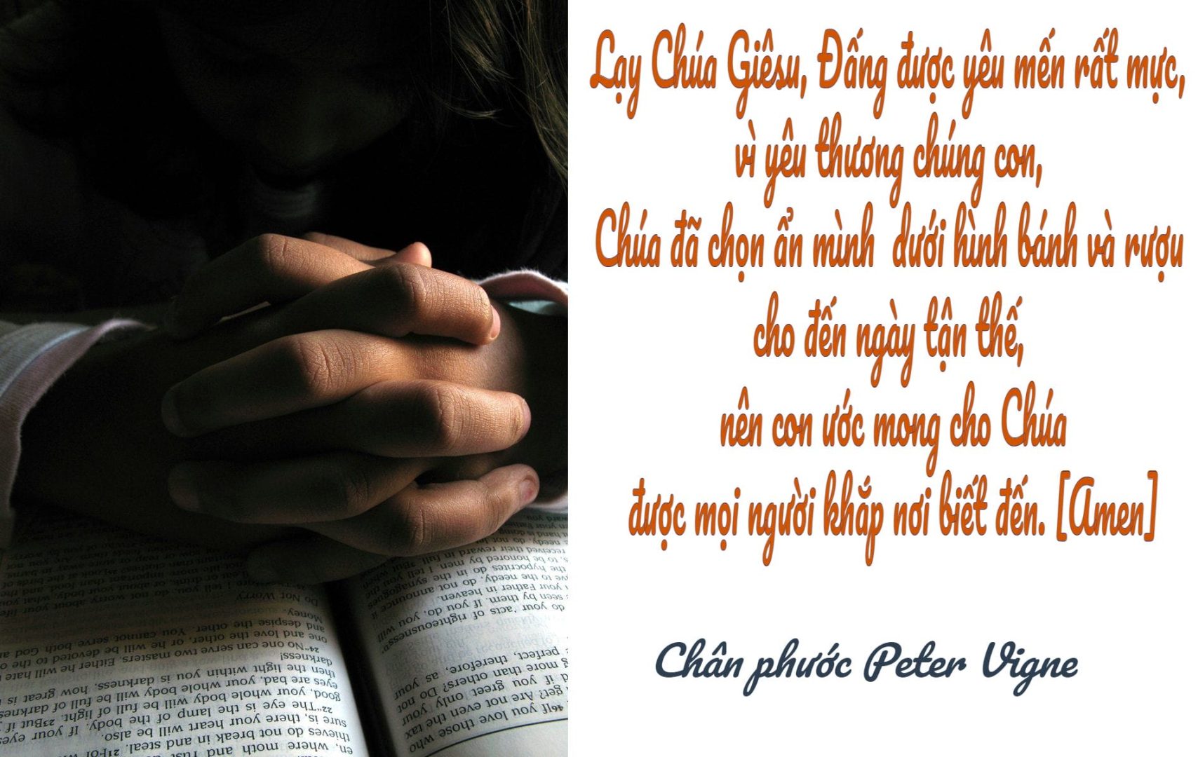 praying