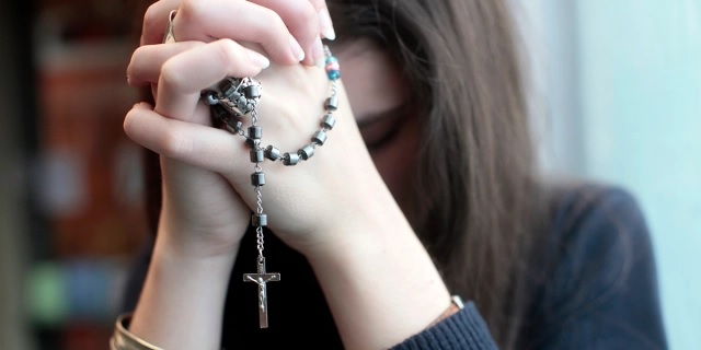 wearingrosary