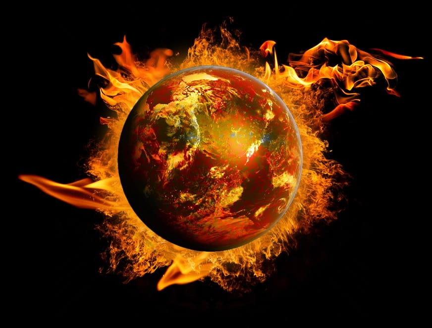 a-blazing-globe