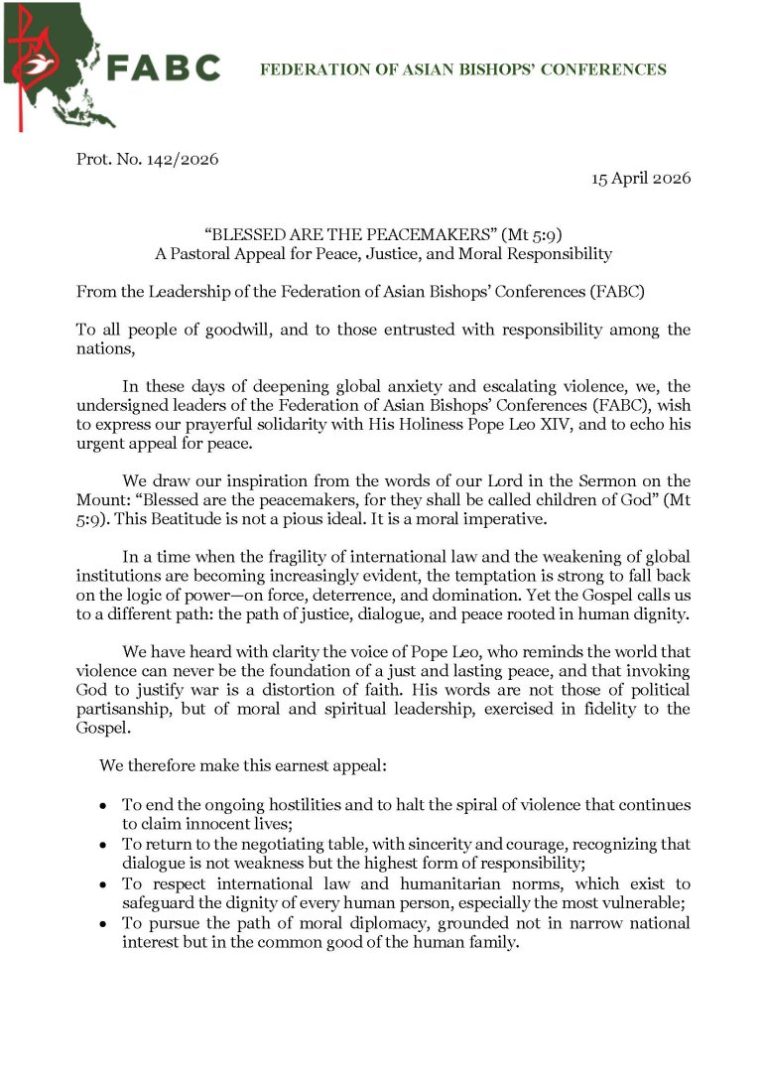 blessedarethepeacemakers15april2026page1